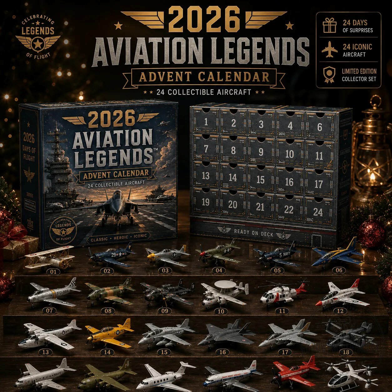 2026 Aviation Legends Advent Calendar 2 2026 Aviation Legends Advent Calendar