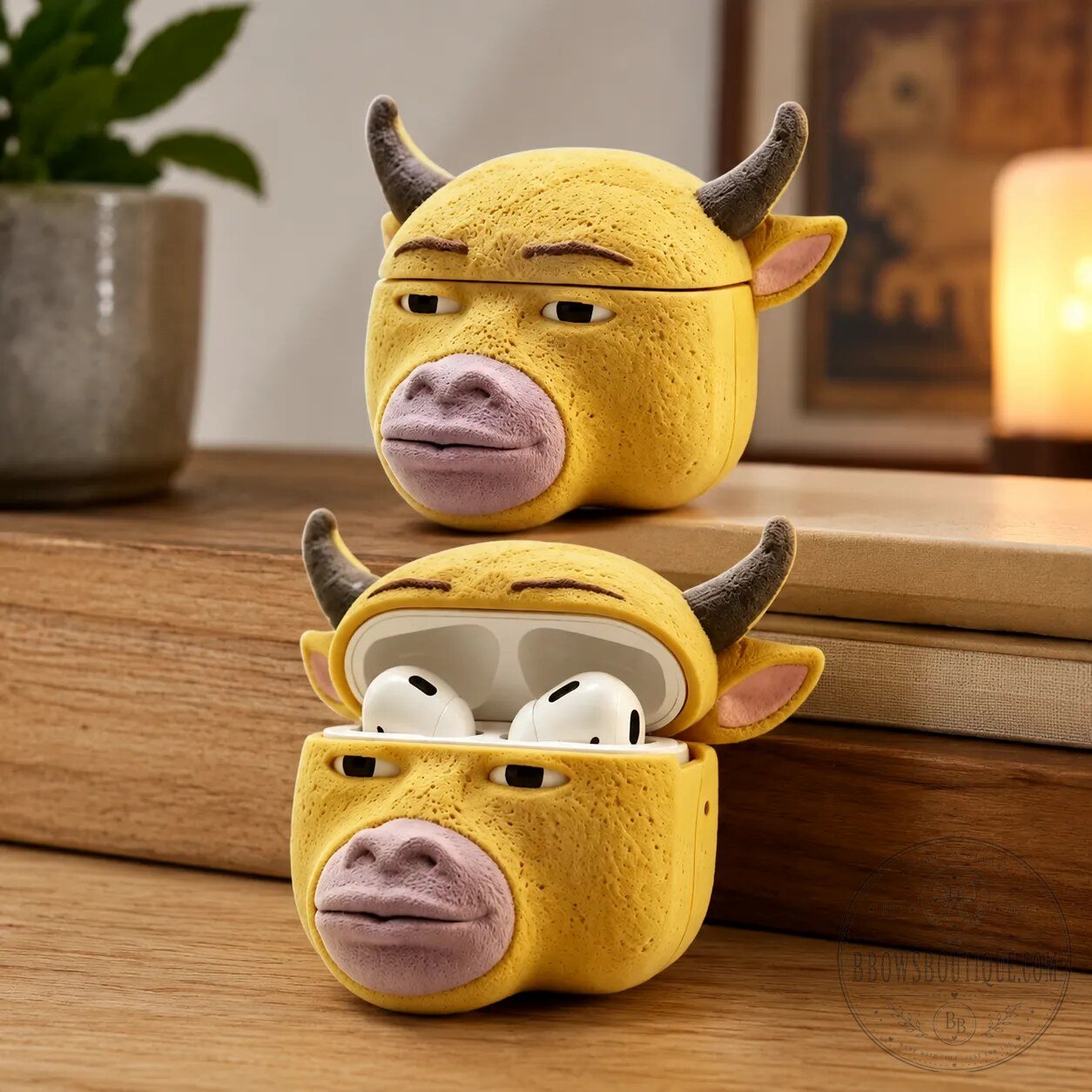 3D Printed Niu Lai Movie Cow AirPods Case