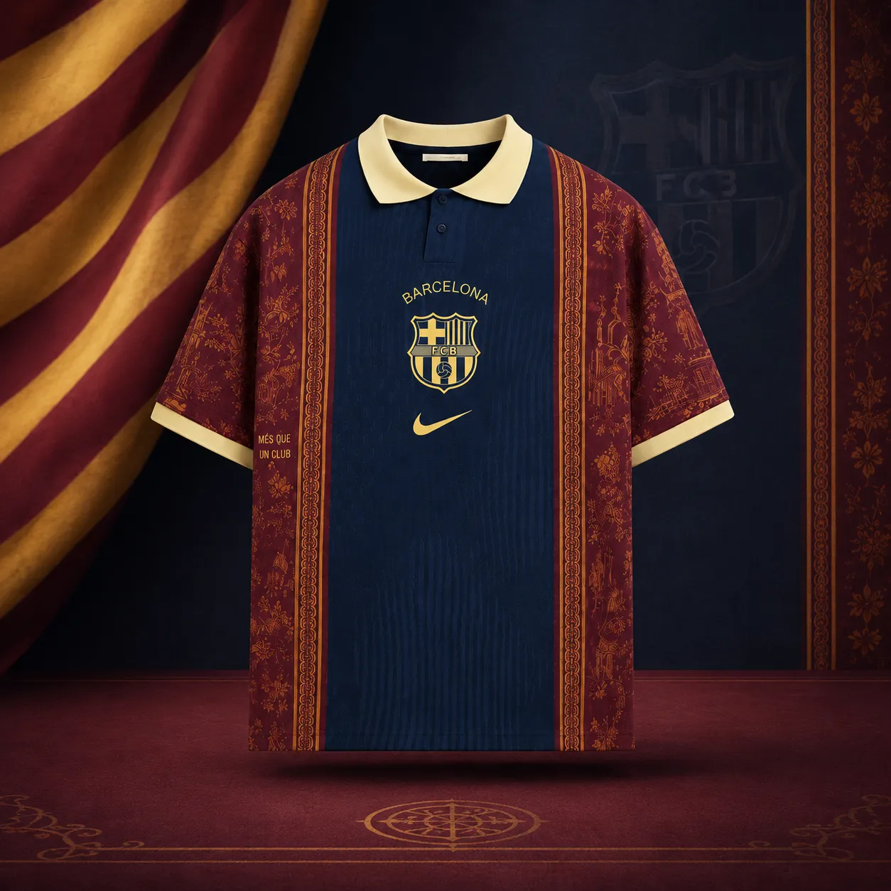 Barcelona FC Dior Paris Polo Shirt