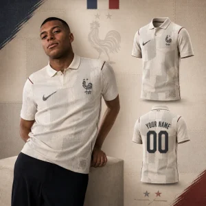 France x Maison Margiela x Nike Jersey Polo Shirt 8 France x Maison Margiela x Nike Jersey Polo Shirt