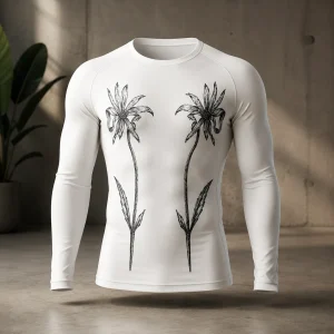 Harry Styles At Madison Square Garden Floral Long Sleeve Compression Shirt