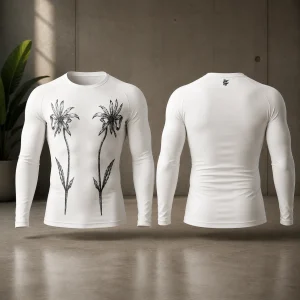 Harry Styles At Madison Square Garden Floral Long Sleeve Compression Shirt