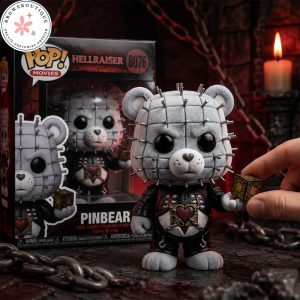 Hellraiser Pinbear Flocked Pinhead Teddy Bear Figure