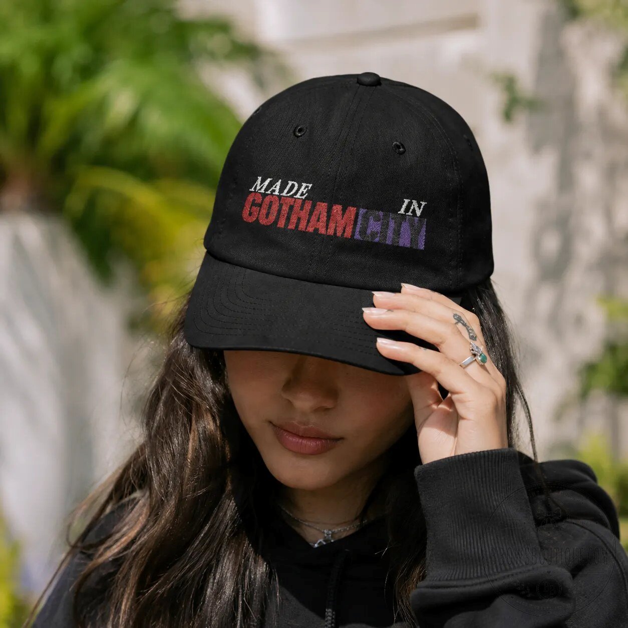 Batman Made In Gotham City Embroidered Hat 7 Batman Made In Gotham City Embroidered Hat apparel product view