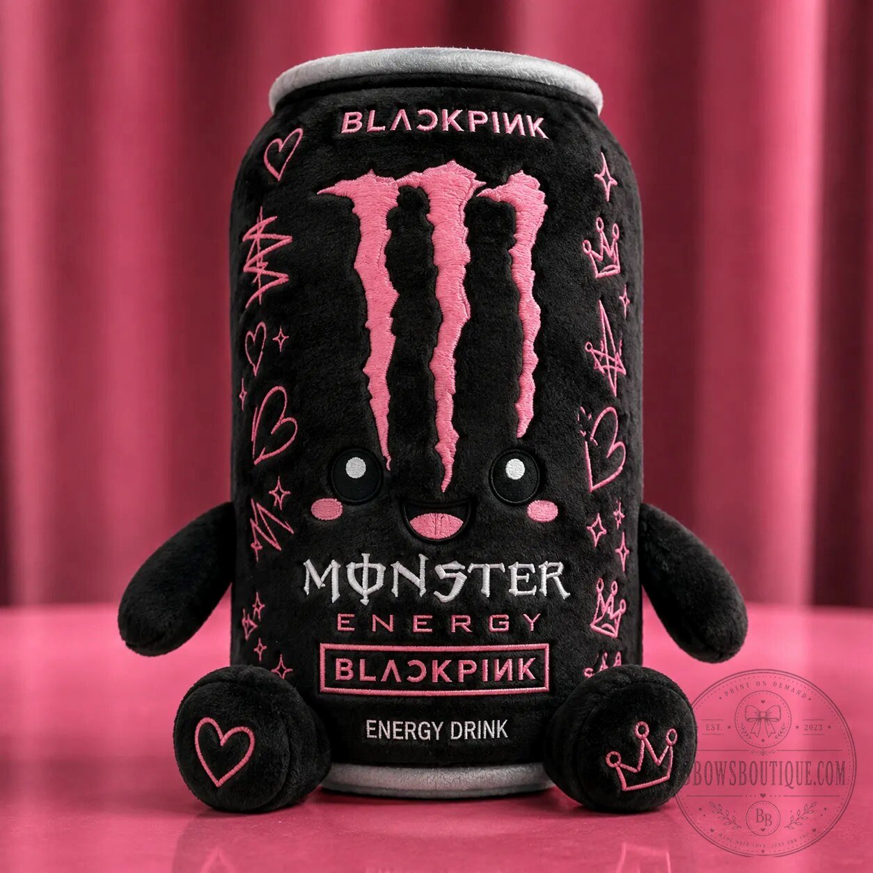 BLACKPINK x Monster Energy Can Plush Toy