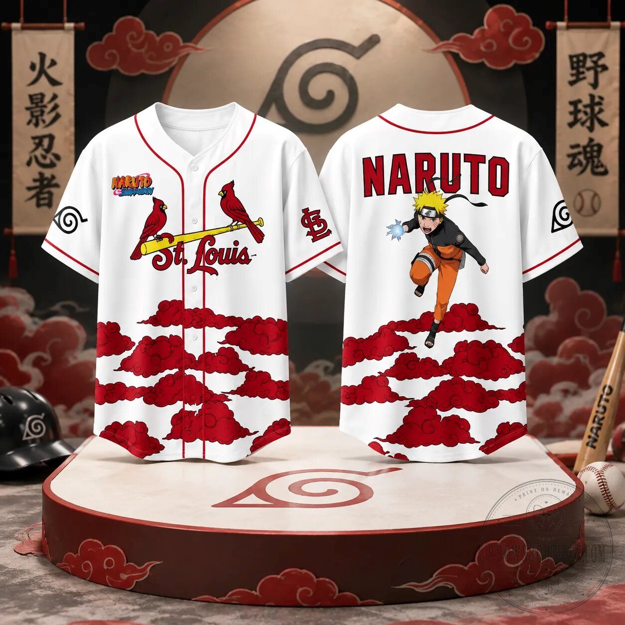 Cardinals Naruto Night Baseball Jersey 2026