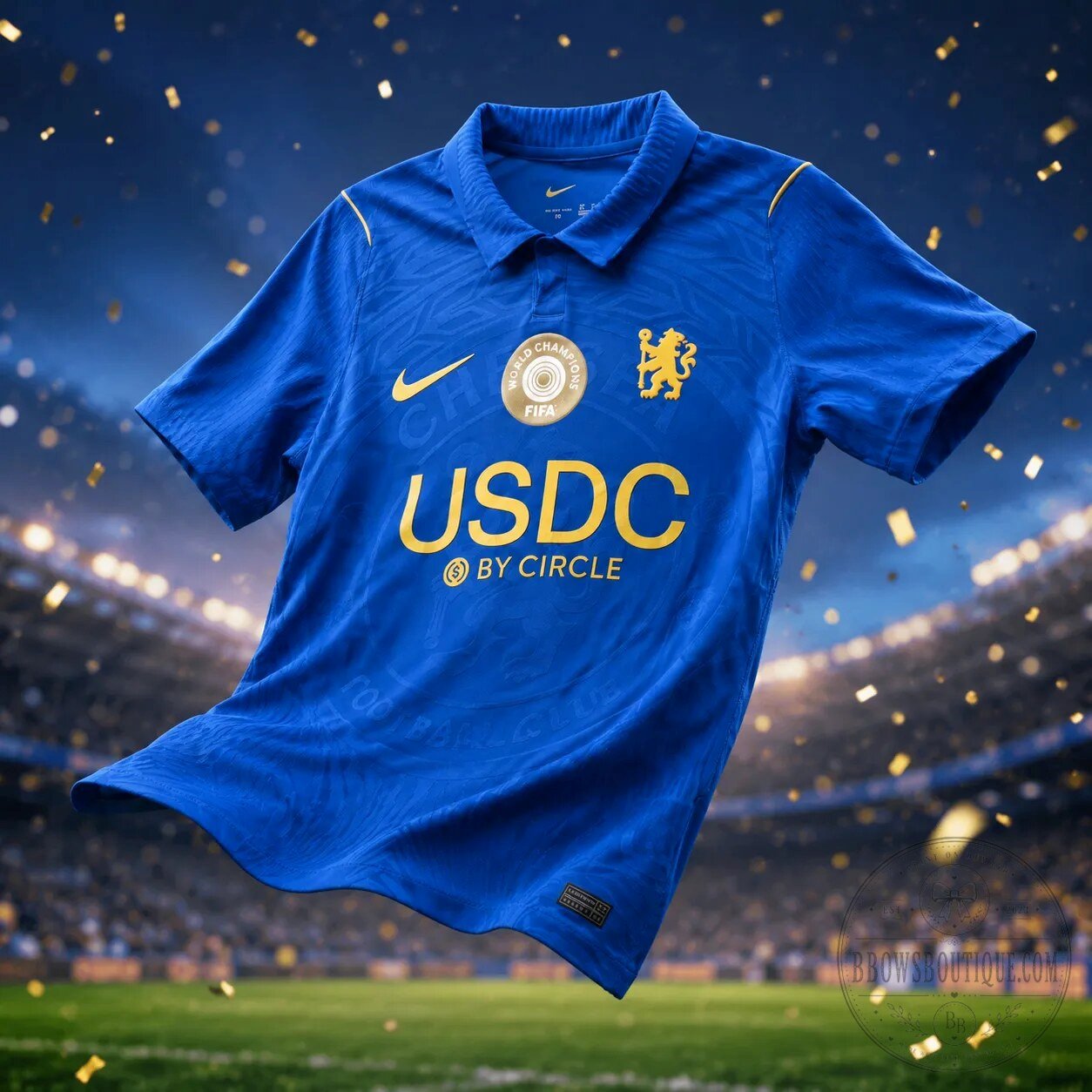 Chelsea x USDC Sponsor 2026-27 Jersey Polo Shirt