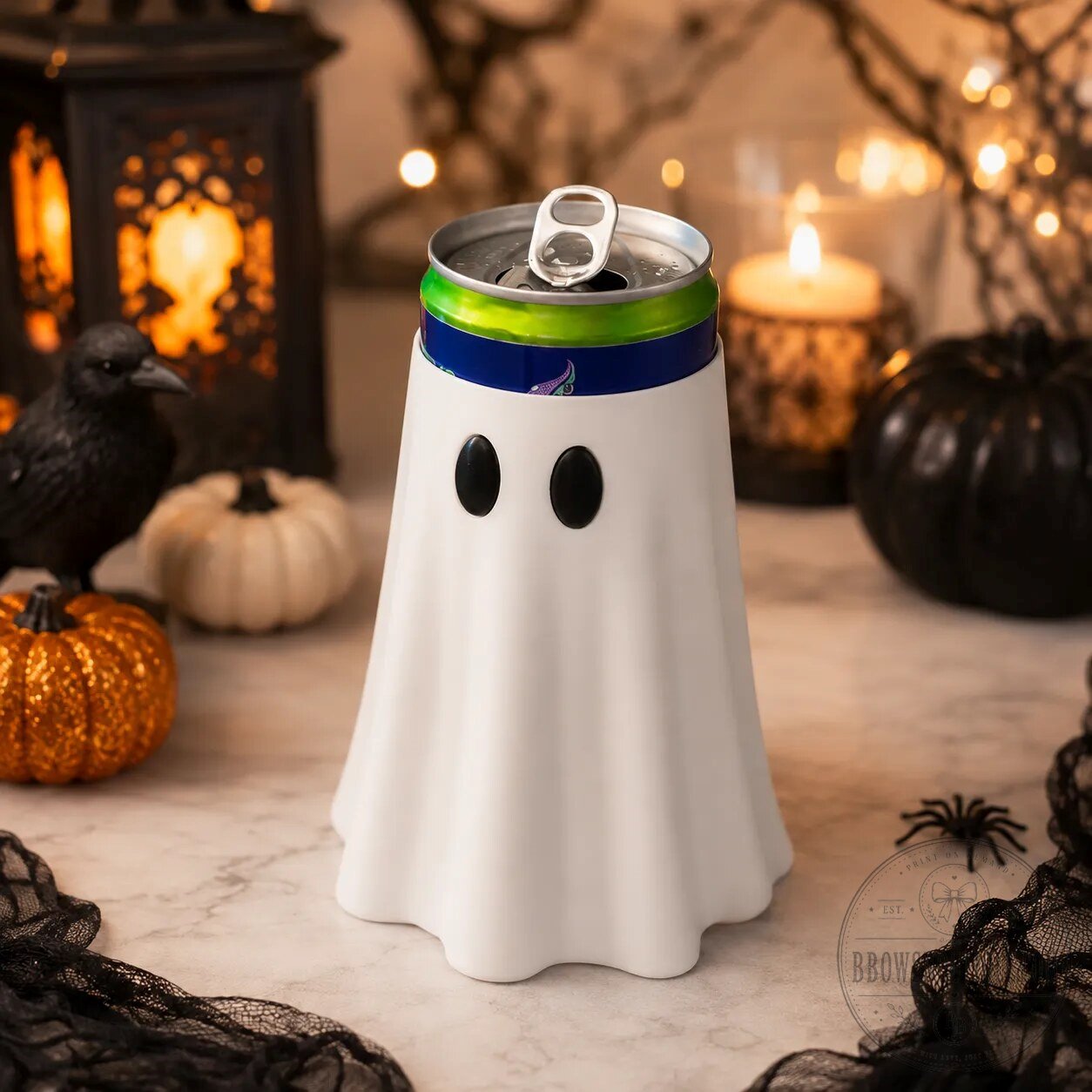 Ghost With Witch Hat Tumbler 2026 9 Ghost With Witch Hat Tumbler 2026 product view