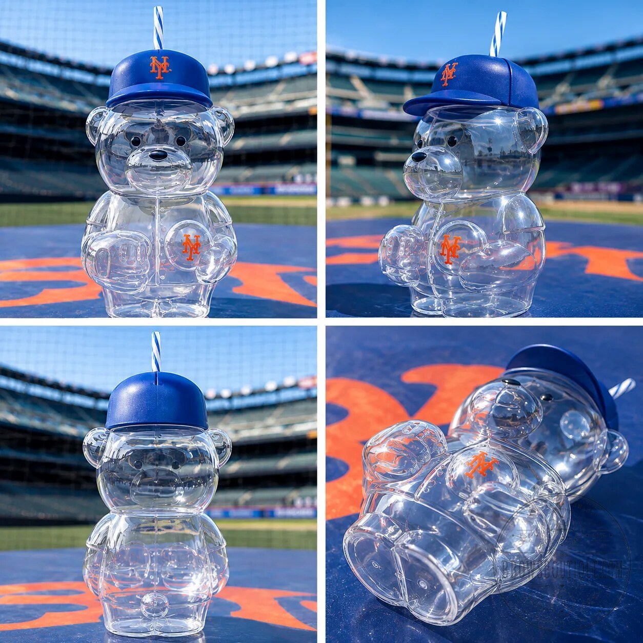 New York Mets Bear Tumbler with Straw New York Mets Bear Tumbler with Straw – image 2 of 3