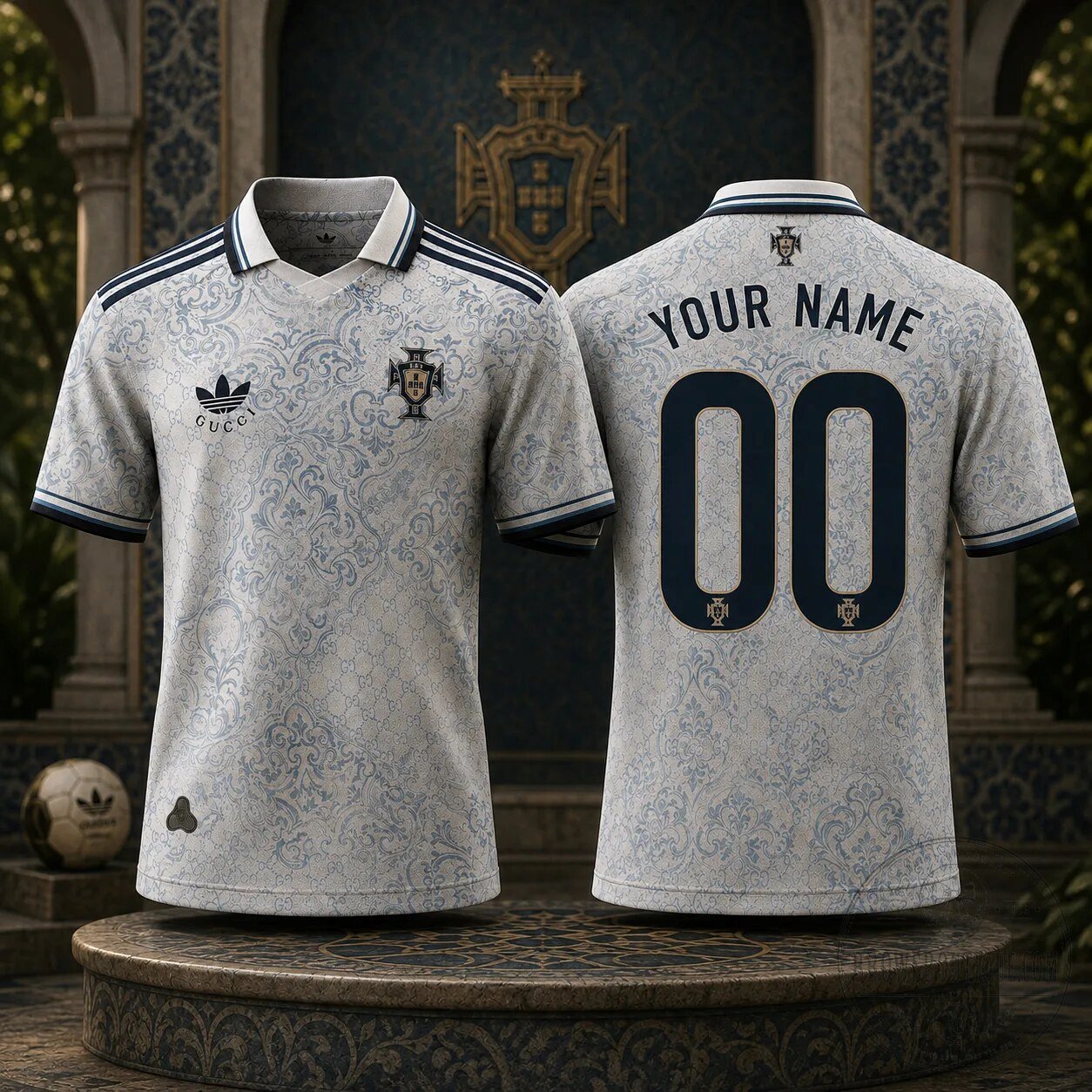 Portugal Gucci Adidas Azulejo Special Edition Jersey