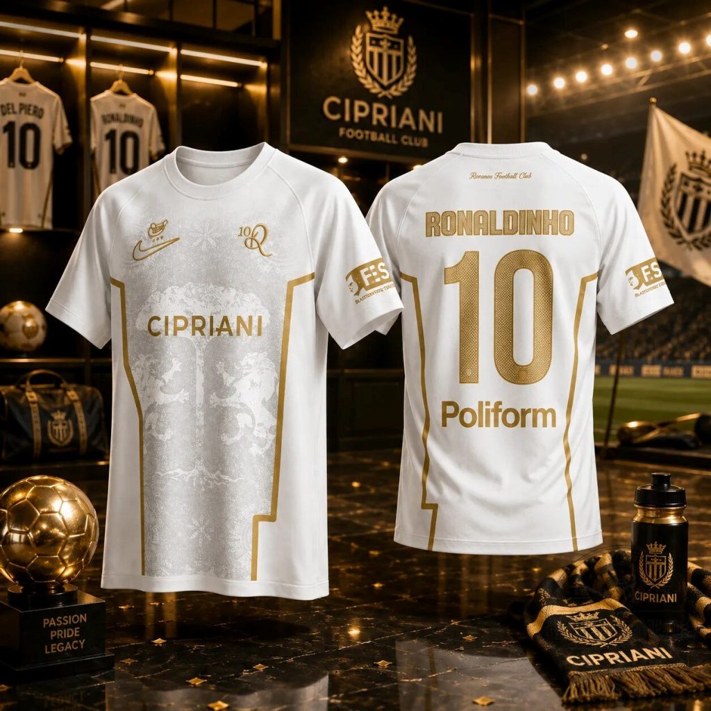 Ravenna FC 2026-27 Ronaldinho 10 Special Edition Jersey Ravenna FC 2026-27 Ronaldinho 10 Special Edition Jersey