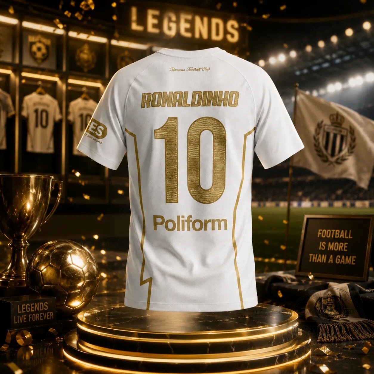 Ravenna FC 2026-27 Ronaldinho 10 Special Edition Jersey 9 Ravenna FC 2026-27 Ronaldinho 10 Special Edition Jersey detailed product view