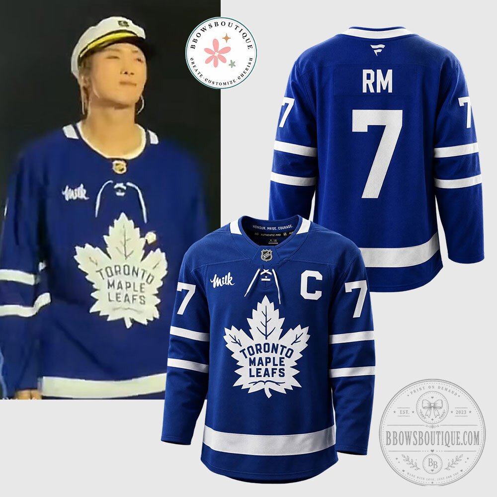 RM BTS Toronto Maple Leafs Hockey Jersey