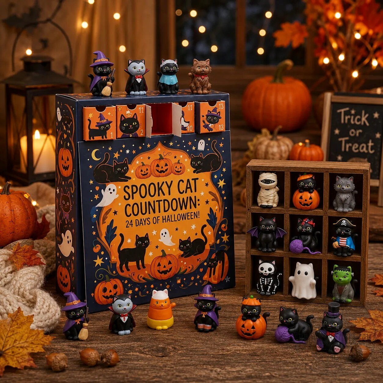 Spooky Cat Halloween Advent Calendar