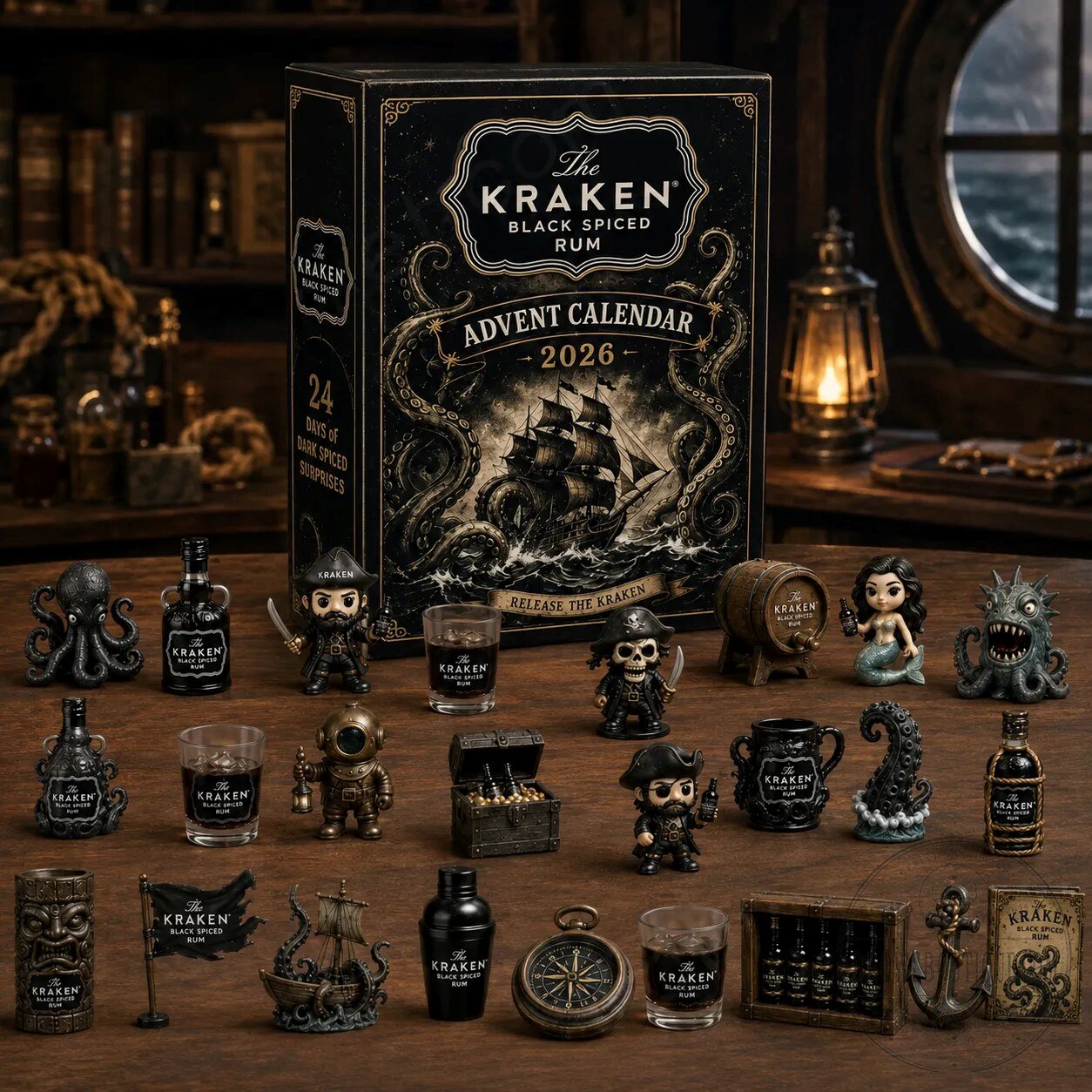The Kraken Black Spiced Rum Advent Calendar 2026