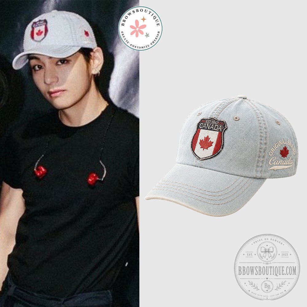 V BTS Canada Heritage Crest Cap Cap