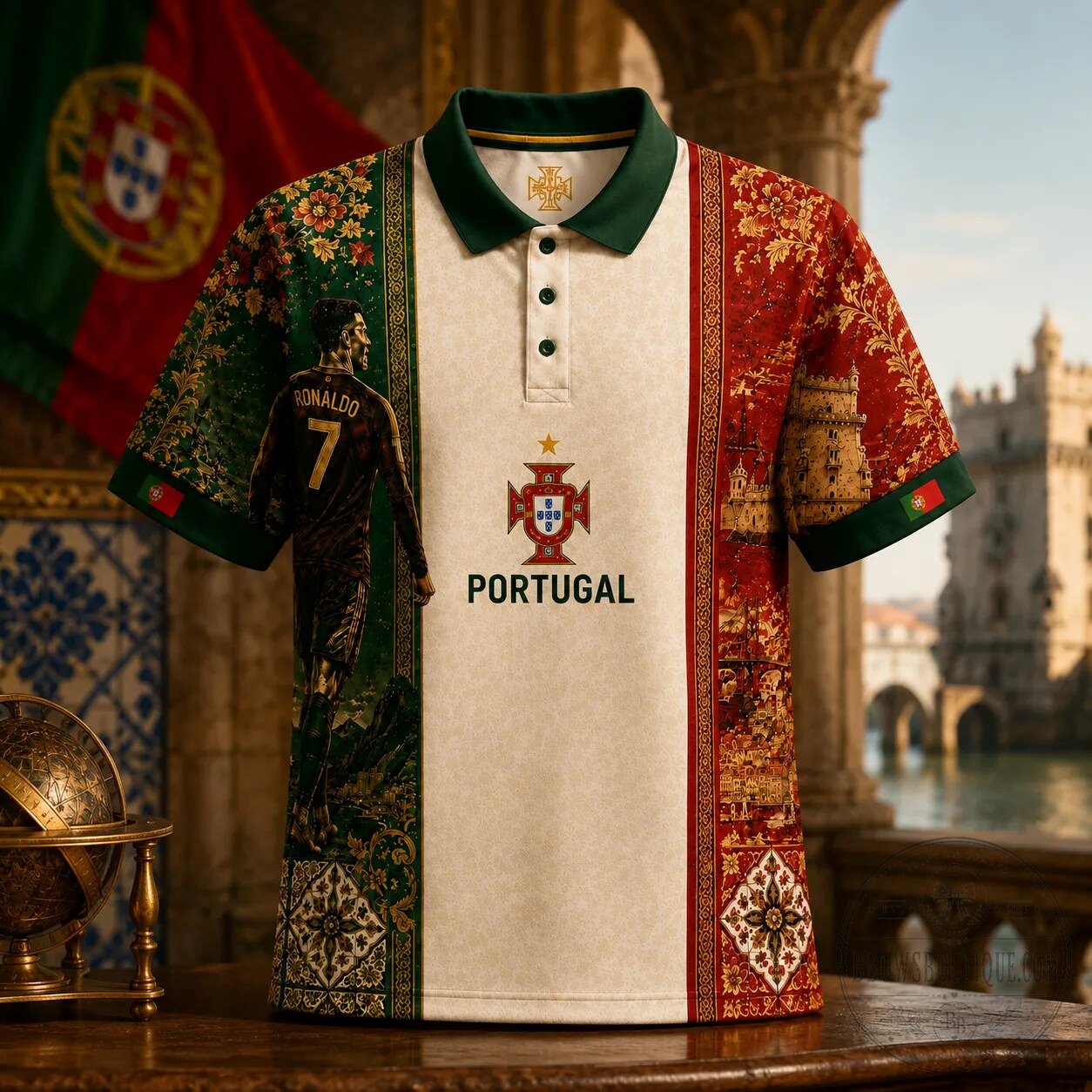 Cristiano Ronaldo x Portugal Last Dance Polo Shirt