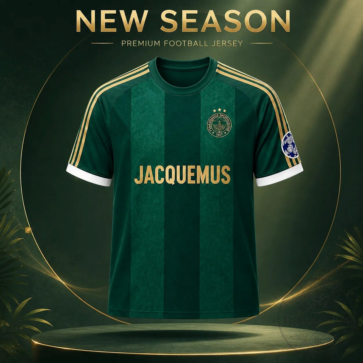 Fenerbahce x Jacquemus Premium Dark Green Soccer Jersey Shirt